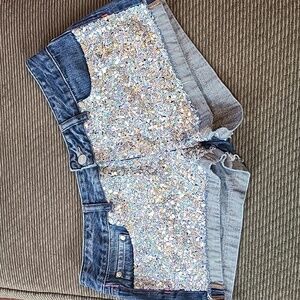 Pink Victoria's Secret Sequined Shorts
